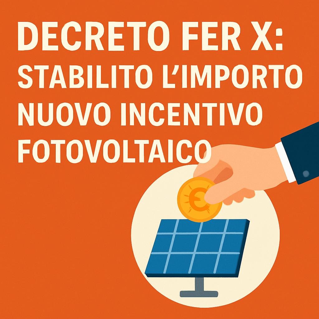 Definita la tariffa incentivante per gli impianti FER fino a 1 MW